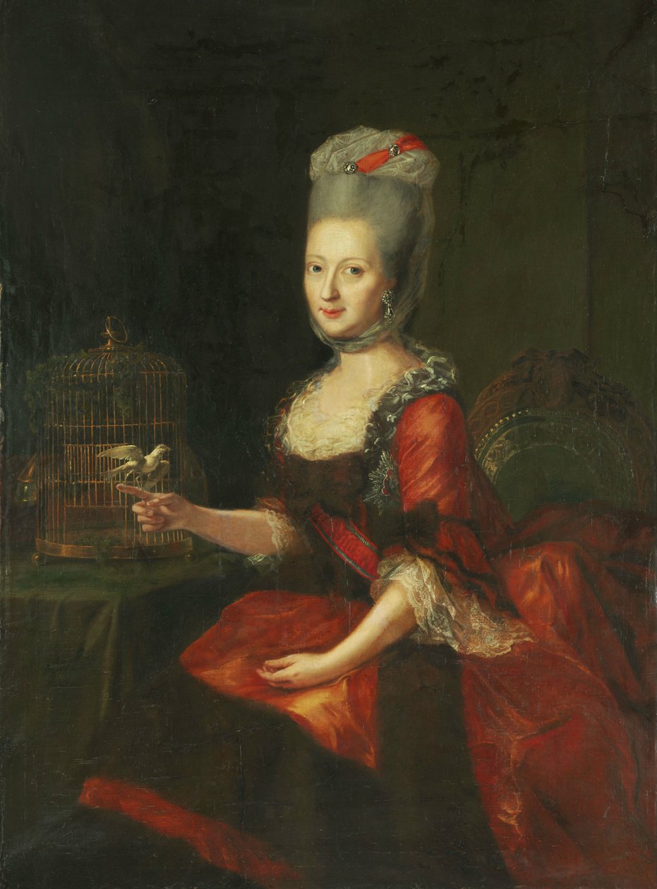 フィリピン・アマーリエ・ヘッセン＝カッセル侯爵夫人 作： Johann Heinrich Tischbein
