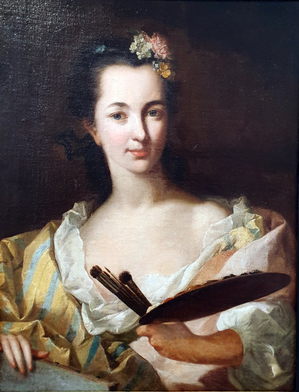 マリア・アンナ・トリューの肖像 作： Johann Heinrich Tischbein