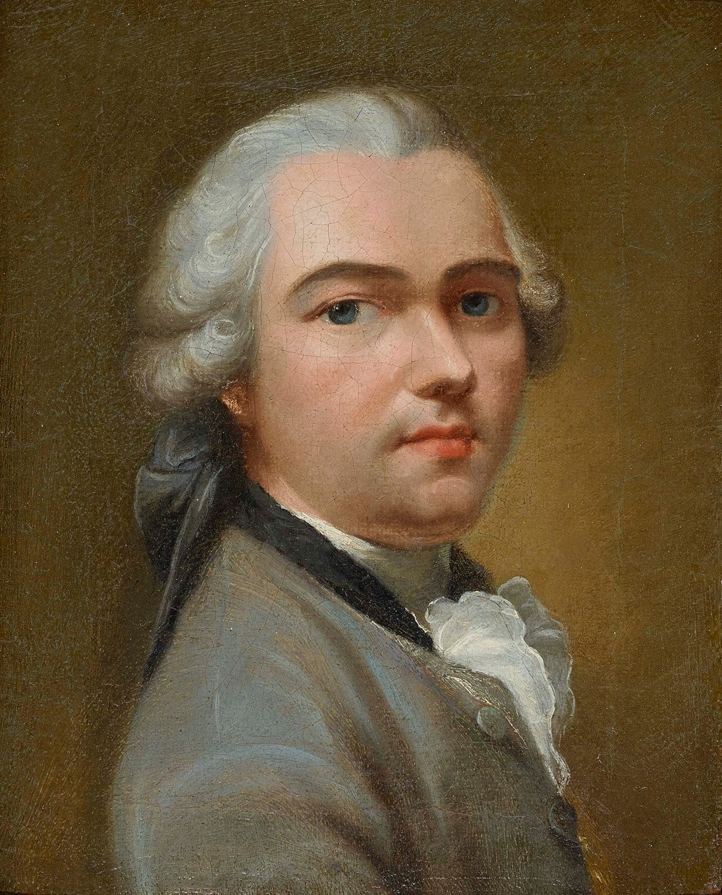 自画像、18世紀半ば 作： Johann Heinrich Tischbein