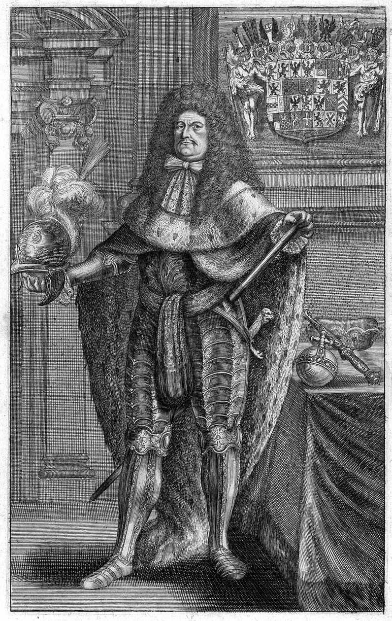 フリードリヒ ヴィルヘルム 1620 ～ 1688 年の肖像、ブランデンブルク選帝侯、プロイセン公、1683 年 作： ヨハン・ヤコブ・フォーゲル