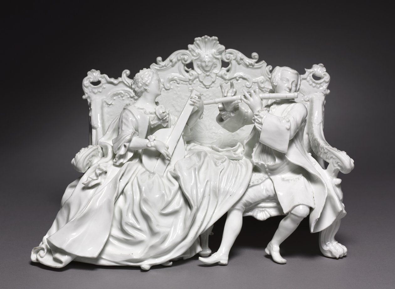 クリノリングループ：ミュージシャン、メーカーMeissen Porcelain Factory、ドイツ、1737年頃 作： JohannJoachimKändler
