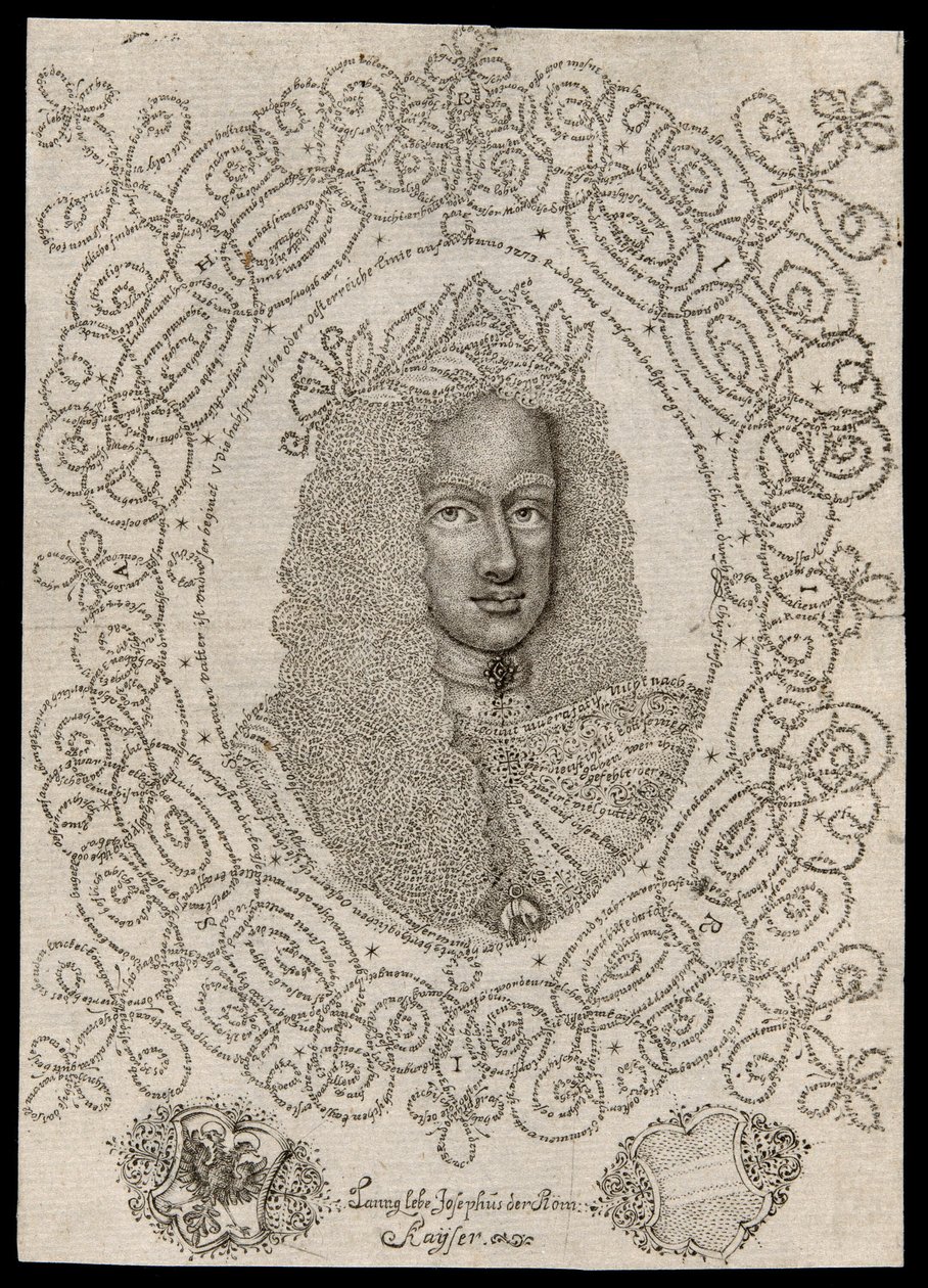 ヨーゼフ 1 世 (8 月)、神聖ローマ皇帝 作： Johann Michael Puchler