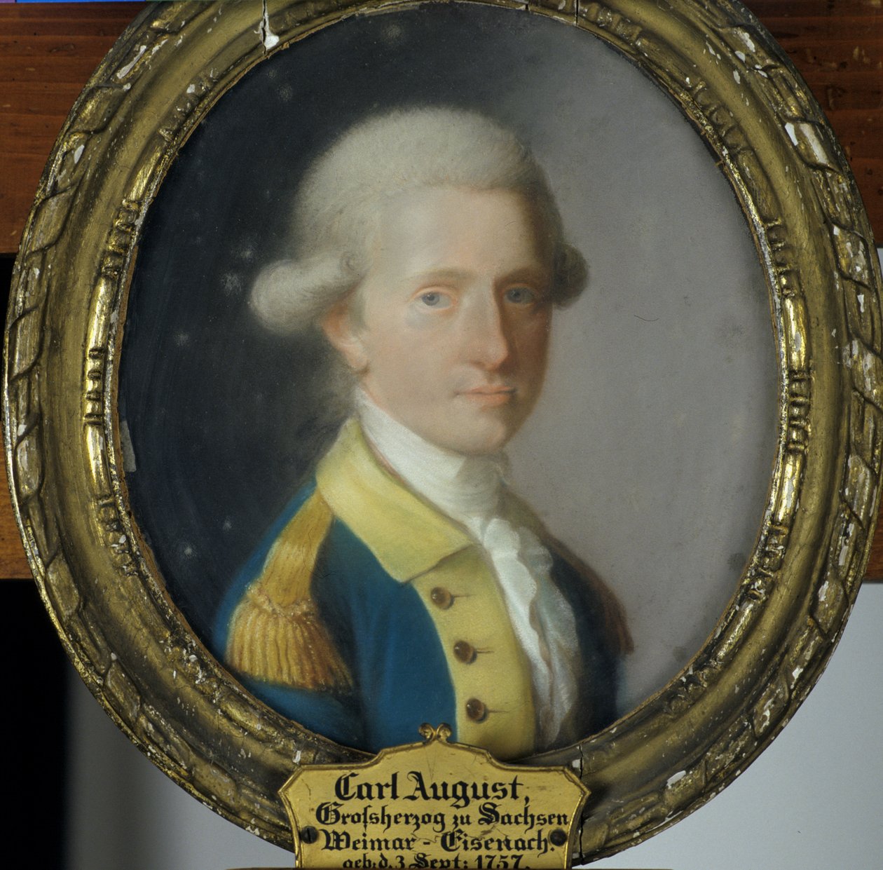 カールアウグスト、サクセワイマールアイゼナハ大公、1780 作： ヨハン・フィリップ・バッハ