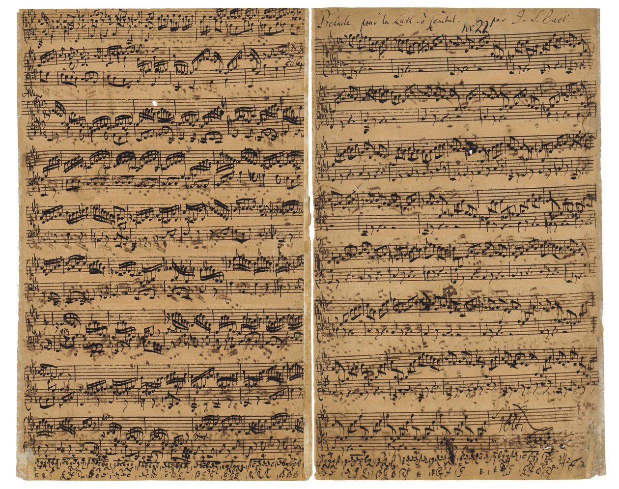 プレリュード、フーガ、アレグロのEフラットBWV 998、c.1735-40 作： ヨハン・セバスチャン・バッハ