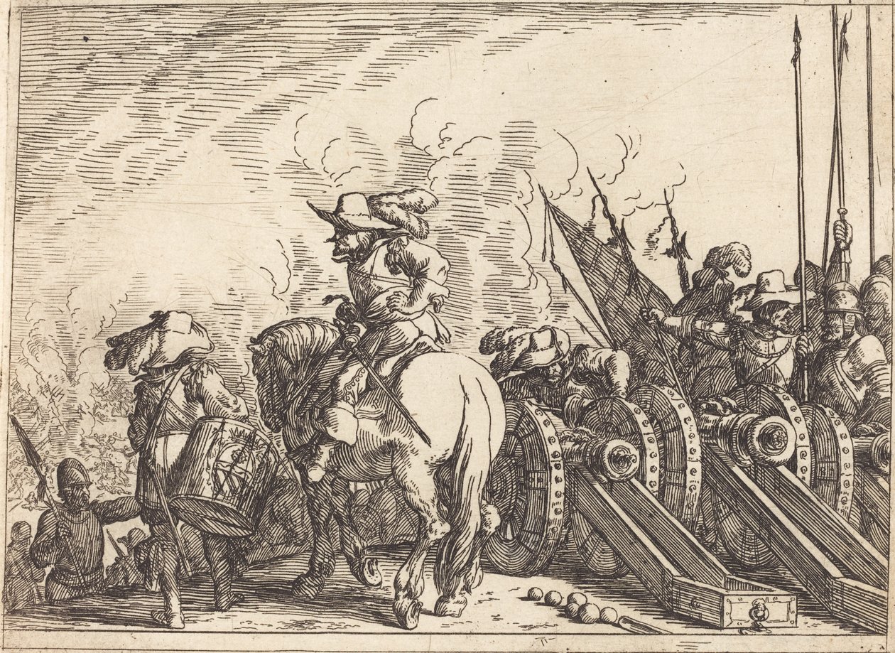1635年の「Capricci di varie battaglie」。 作： ヨハン・ヴィルヘルム・バウアー