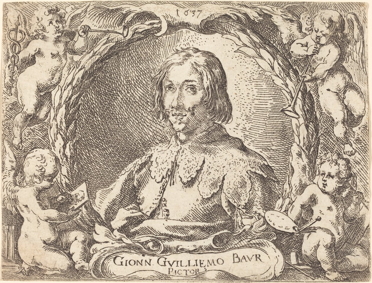 Capricci di varie battaglie Frontispiece, 1635年。 作： ヨハン・ヴィルヘルム・バウアー