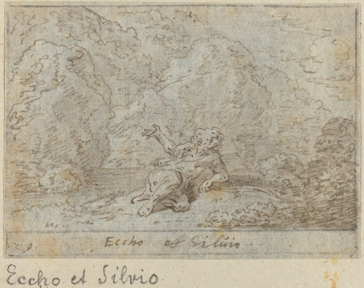シルヴィオ、1640年。 作： ヨハン・ヴィルヘルム・バウアー