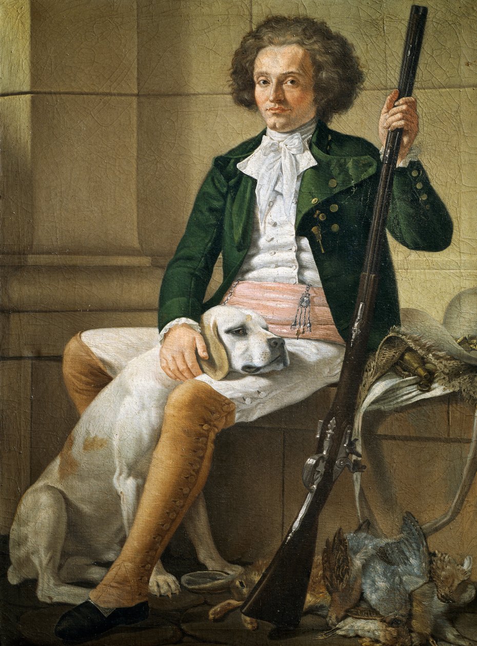 ヨハン・ゾファニー（1733-1813）の「モン・ルイ伯爵」。 作： ヨーハン・ゾファニー