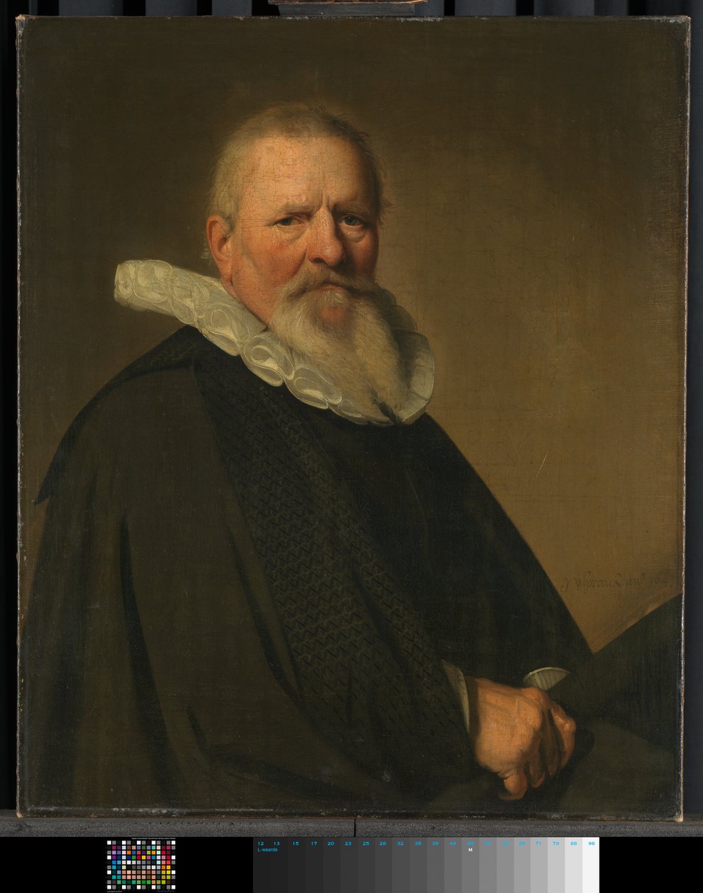 ピーター・ヤコブス・シャウト（1570-1645）。ハールレム市長 作： ヨハネス・コルネリス。ヴェルスプロンク