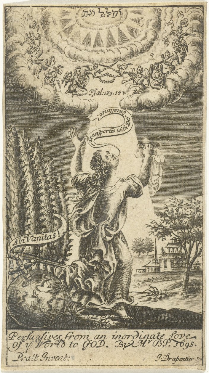 女は天に召される 作： Johannes Drappentier（1669年から1713年以前）