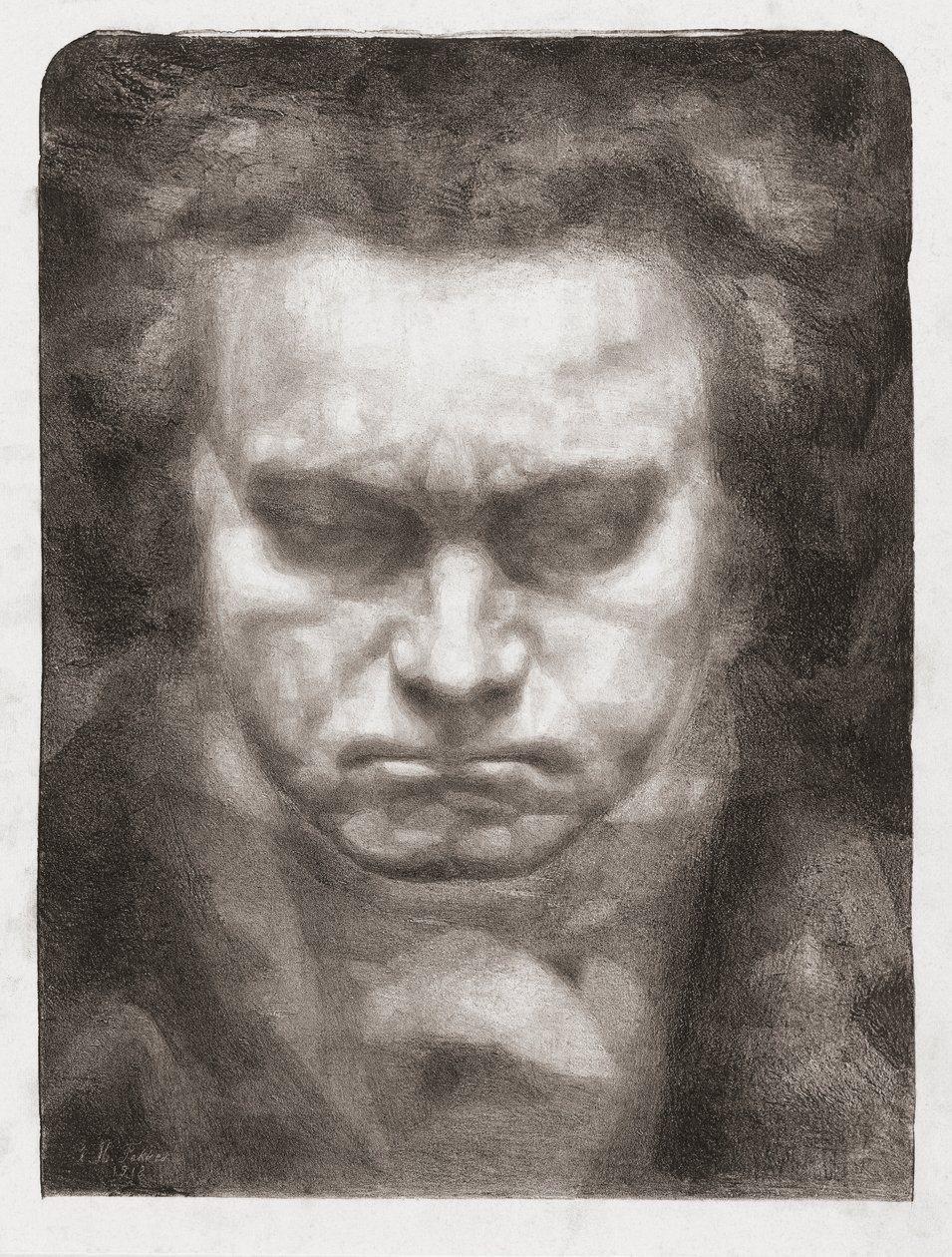ルートヴィヒ・ヴァン・ベートーヴェン、ポートレート 作： Johannes Hendricus Fekkes