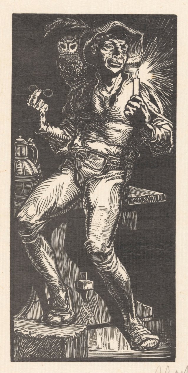 チュル・ウレンシュピーゲル 作： Johannes Josephus Aarts（アーティストによる署名）