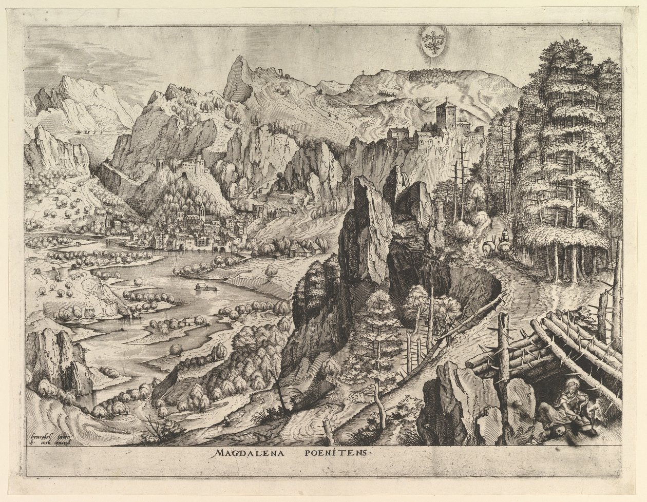 The Large Landscapes、ca. 1555-56。 作： Johannes van Doetecum I