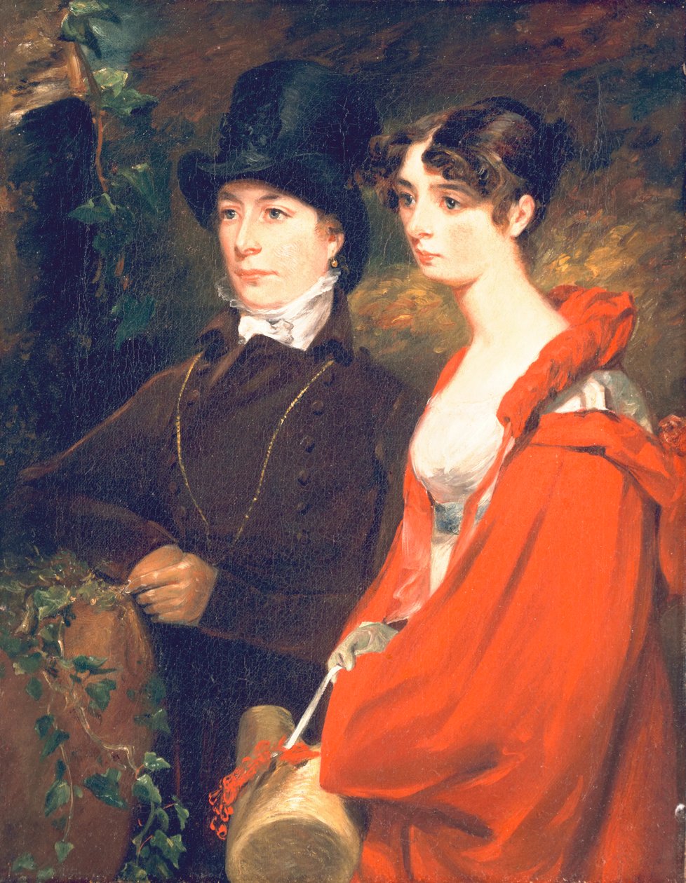 アンとメアリー・コンスタブル：アーティストの姉妹、1818年頃 作： ジョン・コンスタブル