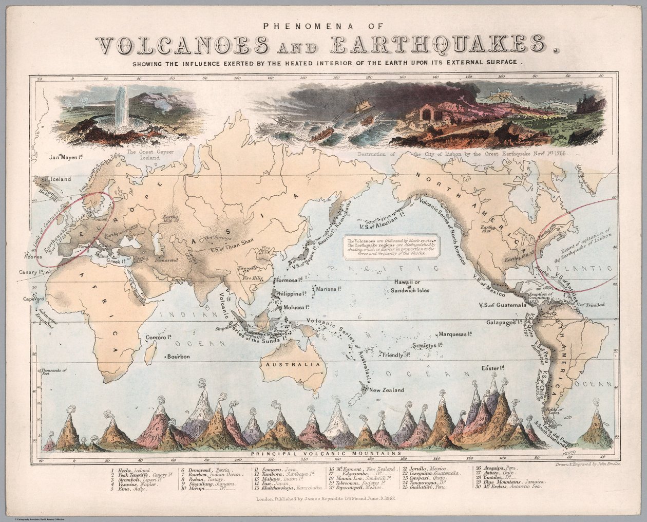 火山と地震の現象 作： ジョン・エムズリーとジェームズ・レイノルズ