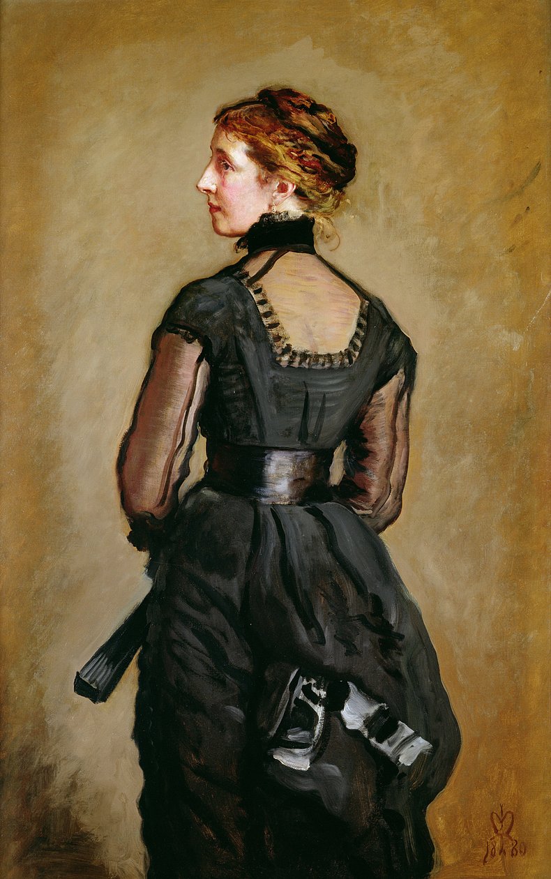 チャールズディケンズの次女、ペルジーニ夫人、1880年 作： ジョン・エバレット・ミレー