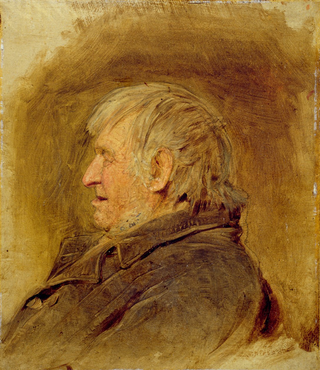 老人のプロファイル研究、1884 作： ジョン・フェード