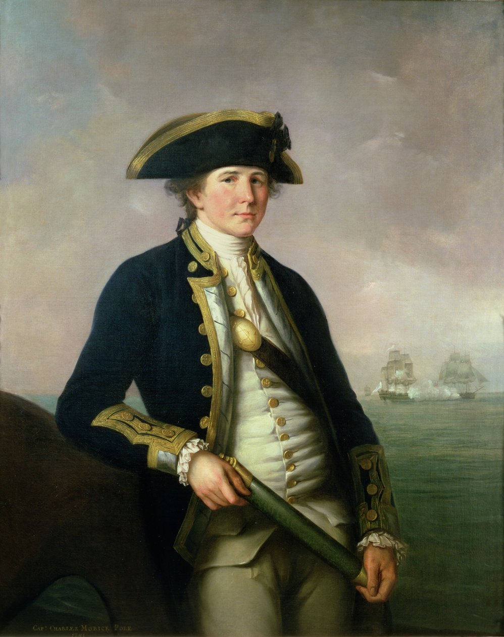 キャプテンチャールズモリスポール、1781年 作： ジョン・フランシス・リゴー
