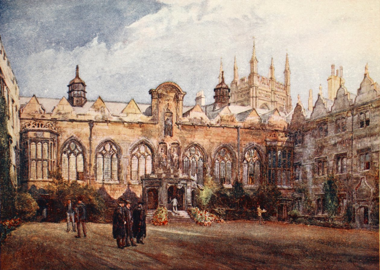 オリエル大学、1903年 作： John Fulleylove