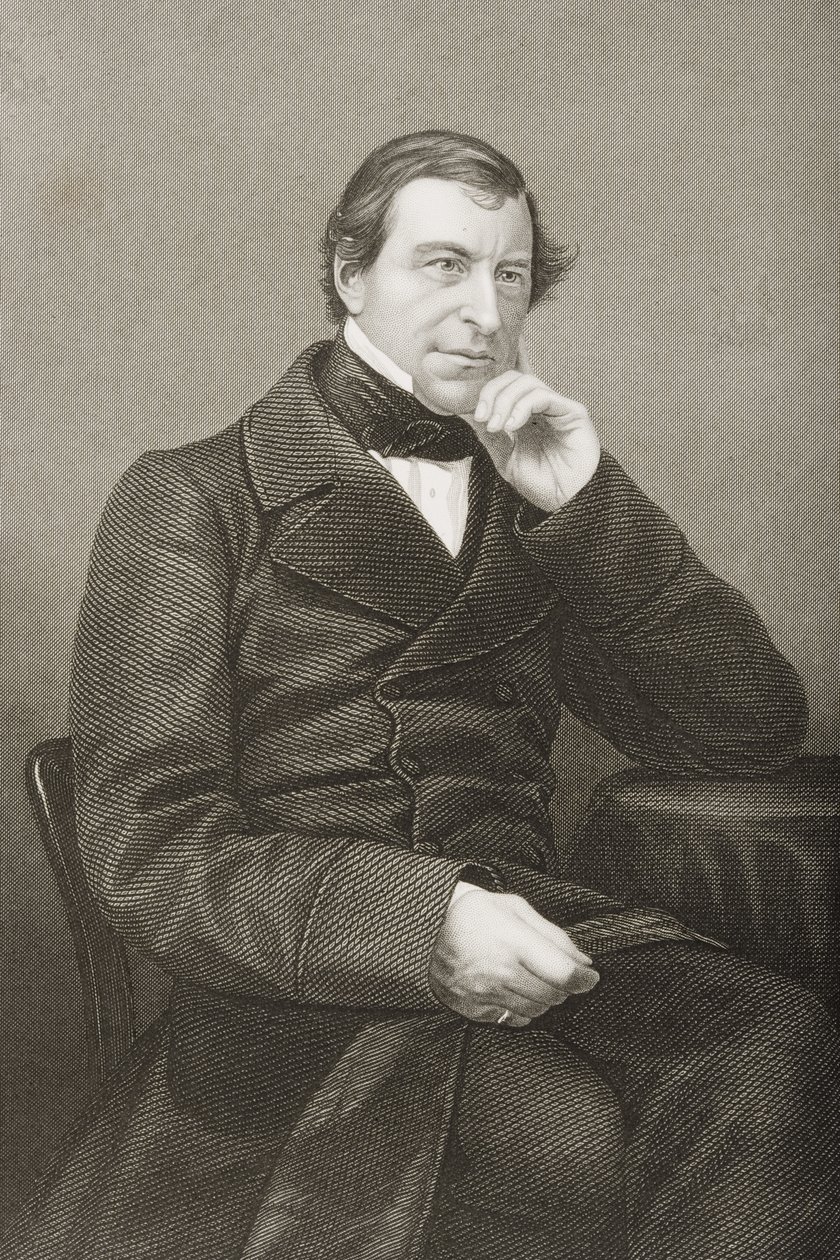 フレデリックThesiger（1794-1878）1世卿チェルムスフォード、写真からDJパウンドによって刻まれた、「著名な人物の応接室、第2巻」、1860年にロンドンで出版 作： ジョン・ジャベス・エドウィン・ペイズリー・メイオール