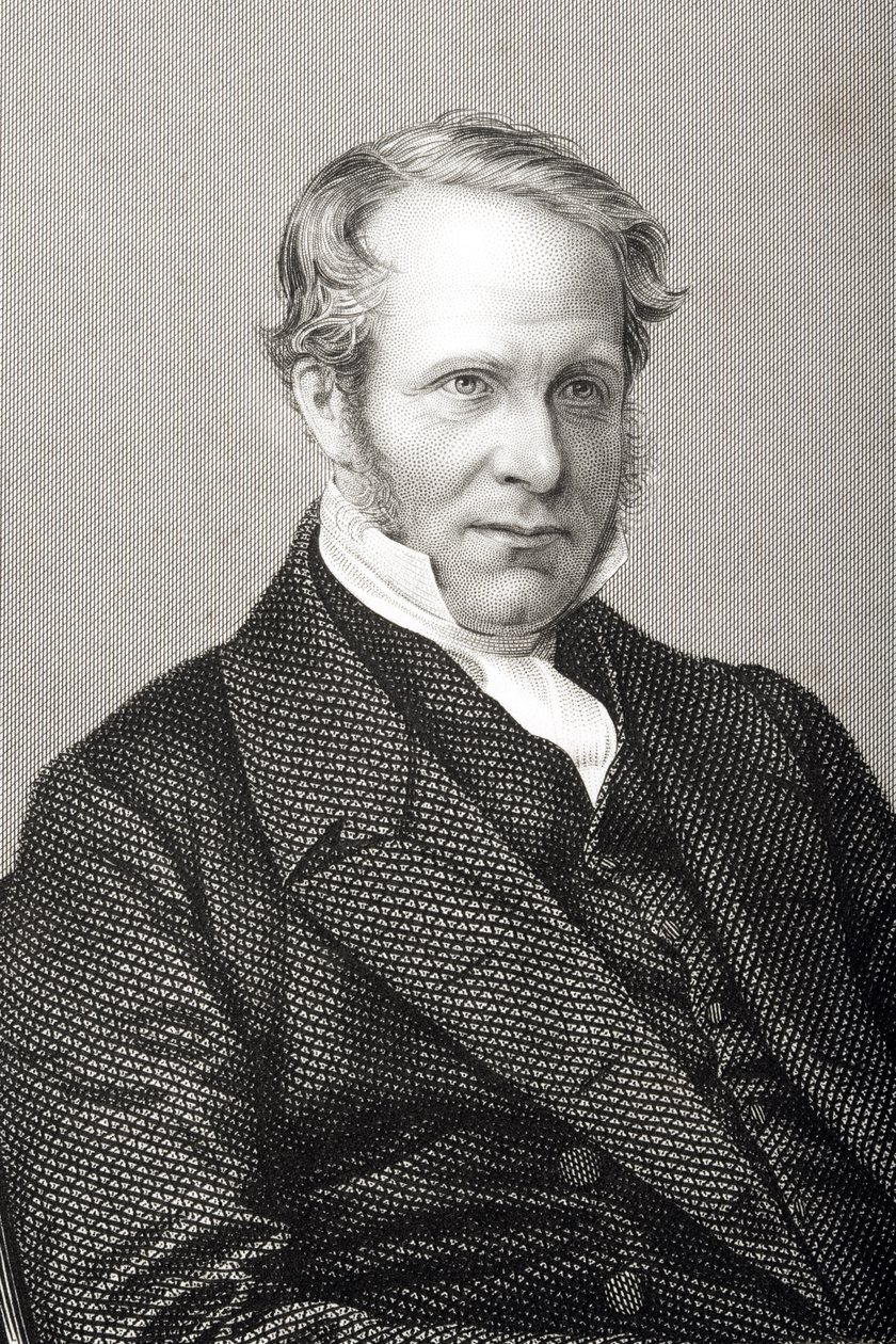 1860年にロンドンで出版された「著名な人物のドローイングルーム、第2巻」の写真からDJパウンドによって彫刻されたバプティストヴリオテスリーノエル牧師（1799〜1873年） 作： ジョン・ジャベス・エドウィン・ペイズリー・メイオール