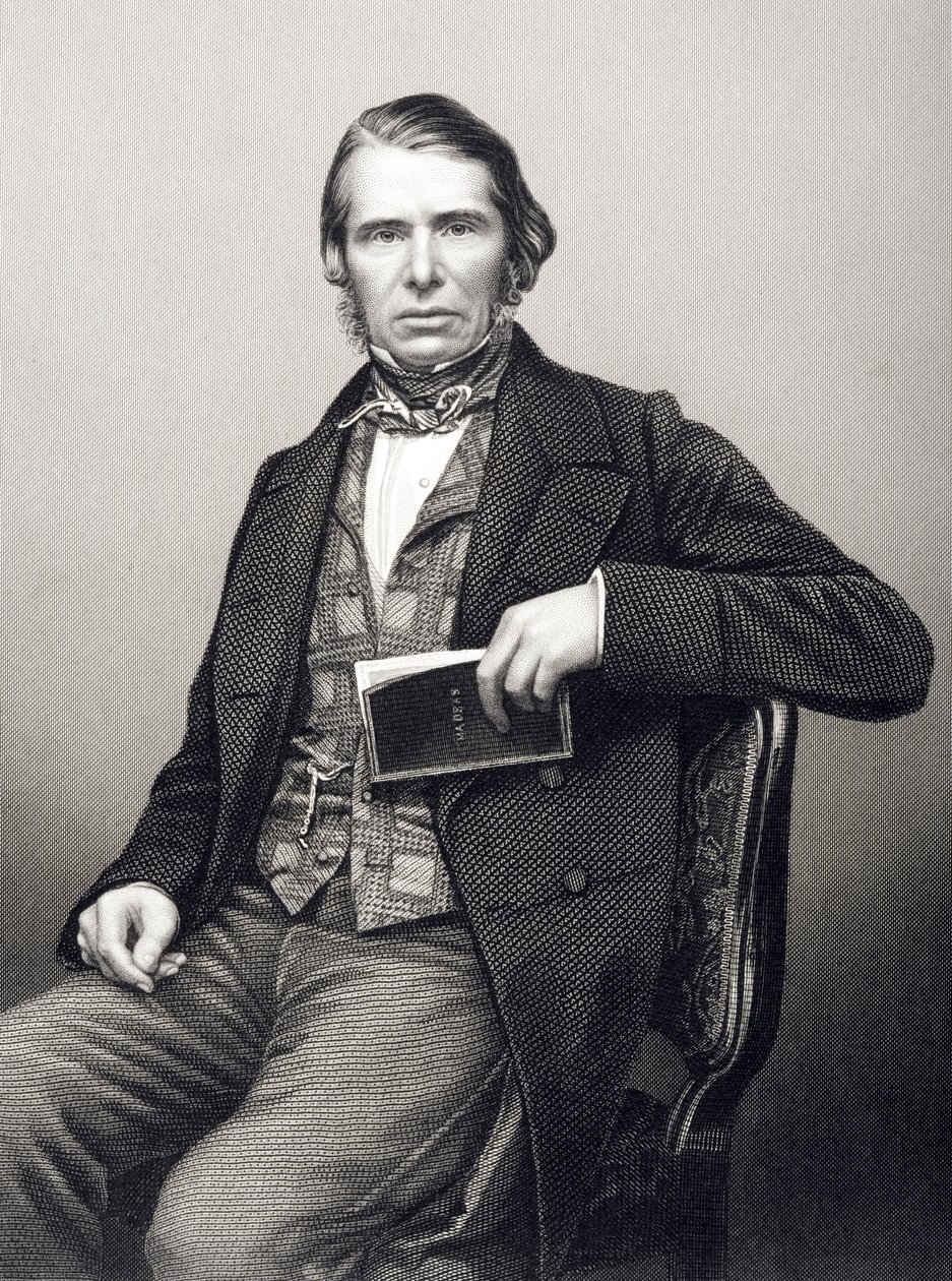 チャールズエドワードトレベリアン（1807-86）は、1860年にロンドンで出版された「著名な人物の応接室、第2巻」の写真から、DJパウンドによって彫刻されました。 作： ジョン・ジャベス・エドウィン・ペイズリー・メイオール