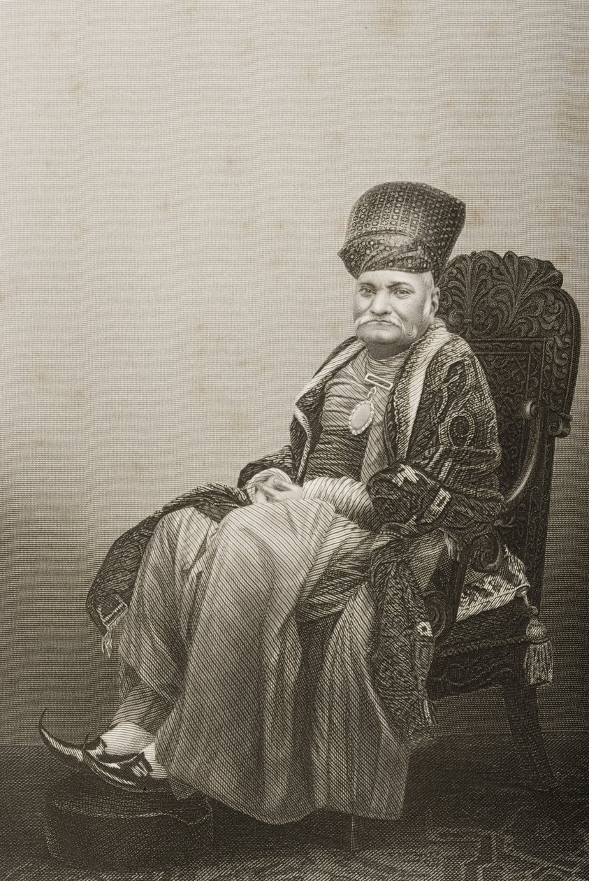 1860年にロンドンで出版された「著名な人物の応接室、第2巻」の写真からDJパウンドが彫刻したジャムセットジージージーホイ（1783-1859） 作： ジョン・ジャベス・エドウィン・ペイズリー・メイオール