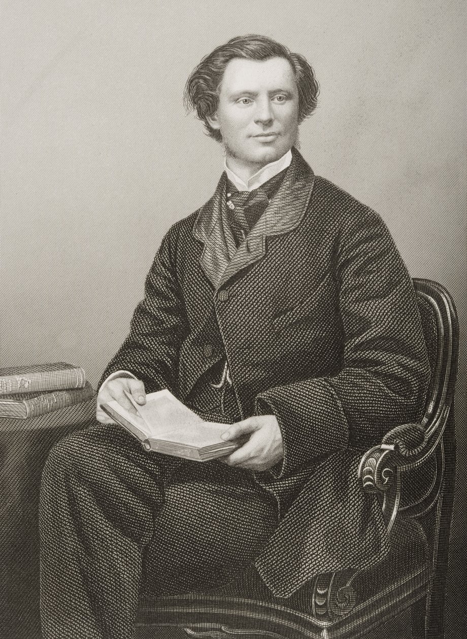 ウィリアムクーツケッペル（1832-94年）、1860年にロンドンで出版された「著名な人物の応接室、第2巻」から、DJパウンドが写真から彫刻した子爵ベリー 作： ジョン・ジャベス・エドウィン・ペイズリー・メイオール