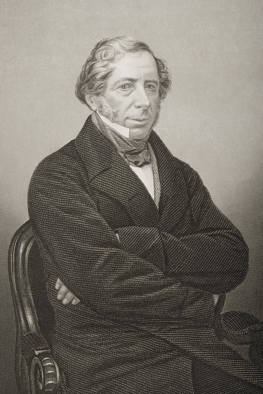 ウィリアムヘンリーウィルソン（1797〜1871）11代のバーナーズ卿、DJパウンドが写真から刻んだ「著名な人物の応接室、第2巻」、1860年にロンドンで出版 作： ジョン・ジャベス・エドウィン・ペイズリー・メイオール