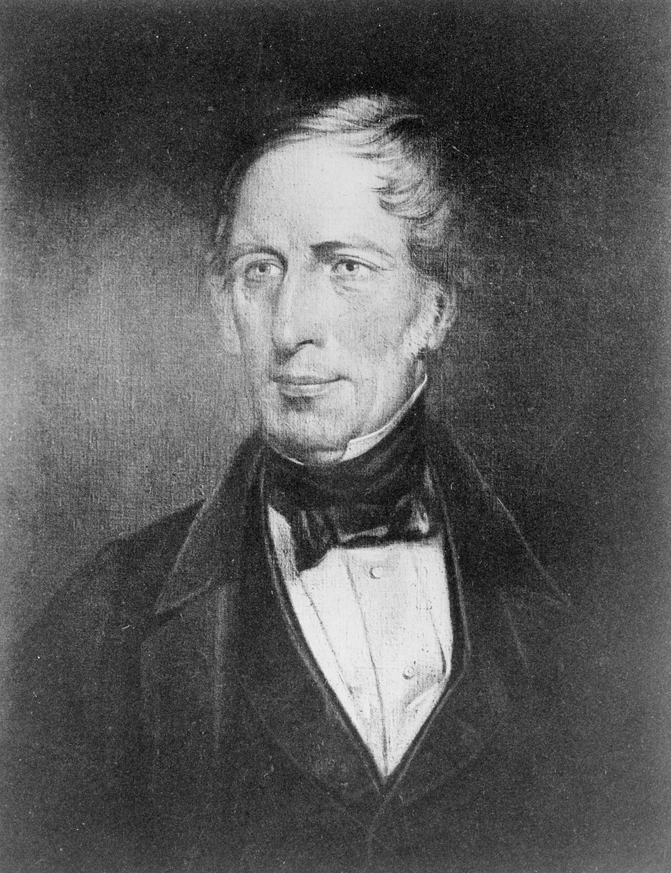 54歳のチャールズスタート（1795-1869）の肖像 作： ジョン・マイケル・クロスランド