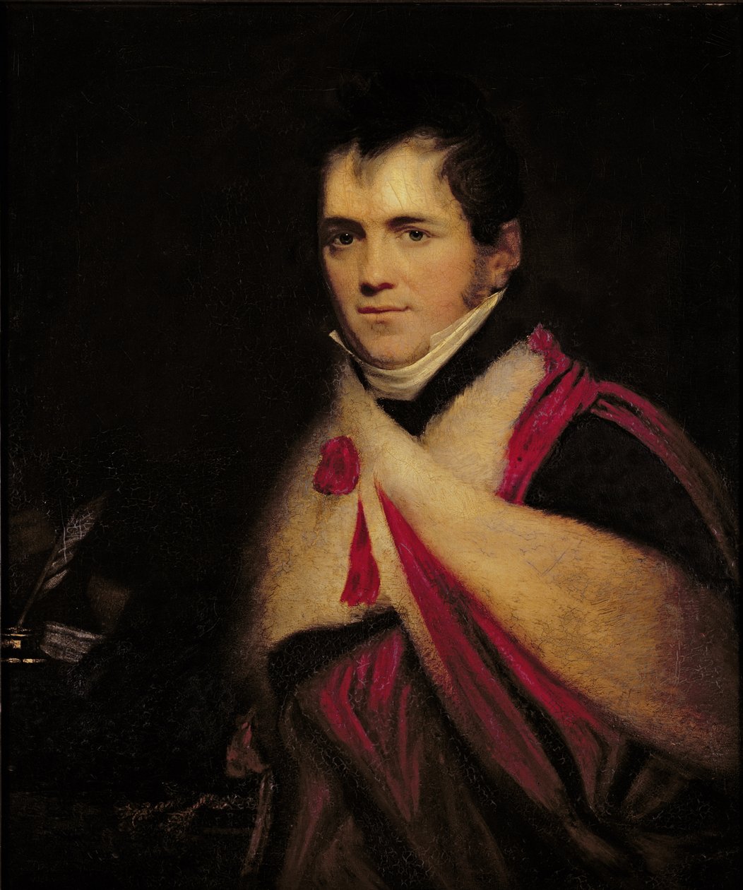 エドワード・ダニエル・クラーク牧師（1769-1822）c.1822の肖像 作： ジョン・オピー