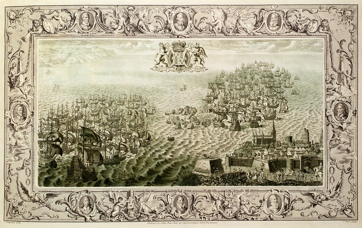 海軍、1739年 作： ジョン・パイン
