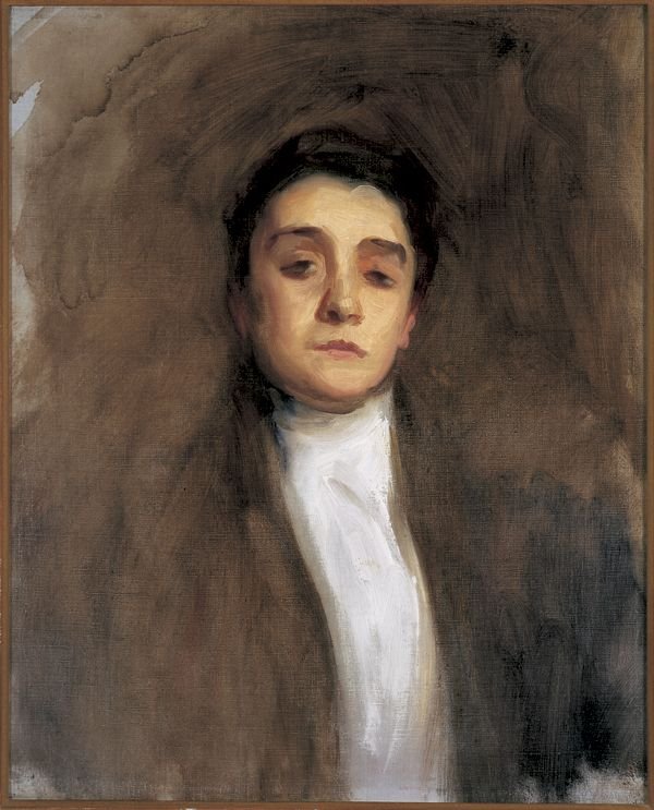 イタリアの女優Eleonora Duse 1859-1924n 作： ジョン・シンガー・サージェント
