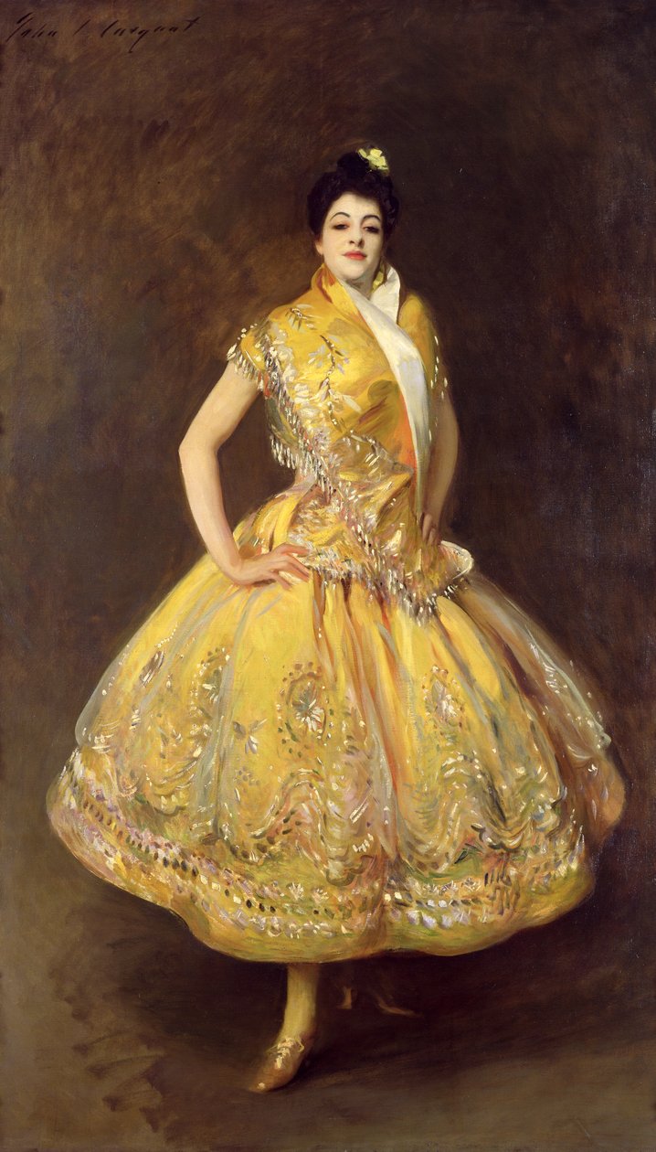 ラカルメンチータ、1890 作： ジョン・シンガー・サージェント