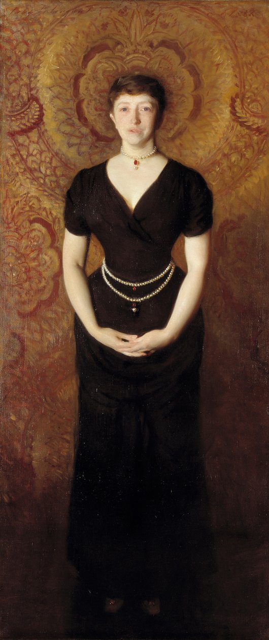 イザベラ・スチュワート・ガードナーの肖像1840-1924 作： ジョン・シンガー・サージェント