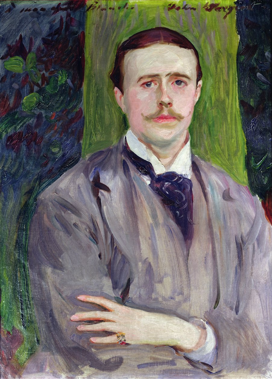 ジャック=エミール・ブランシュの肖像（1861-1942） 作： ジョン・シンガー・サージェント