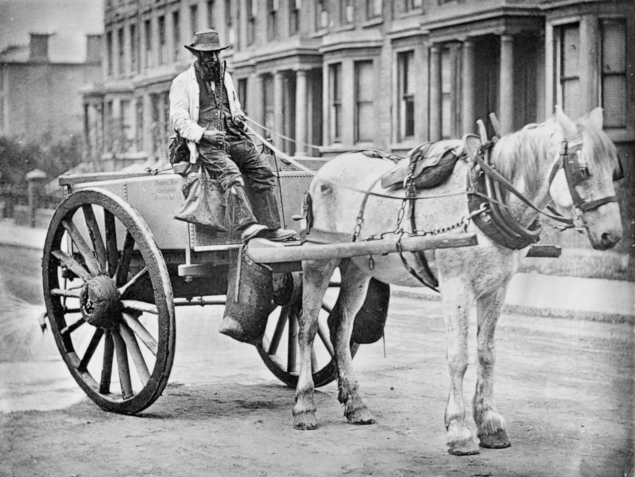 ウォーターカート、1877 作： ジョン・トムソン