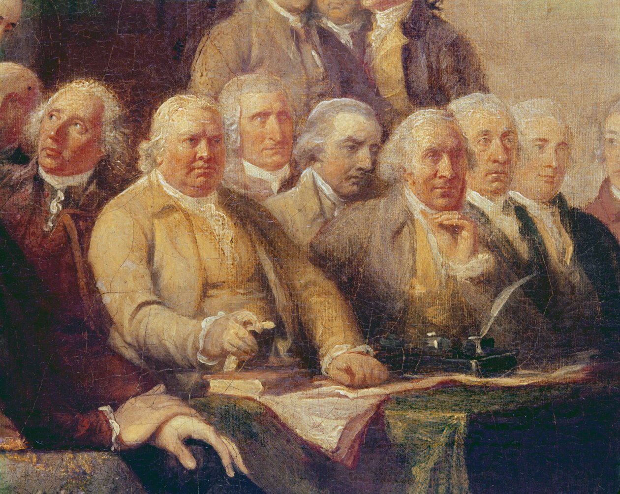 独立宣言の起草、1776年6月28日、1817年（702745の詳細） 作： ジョン・トランブル