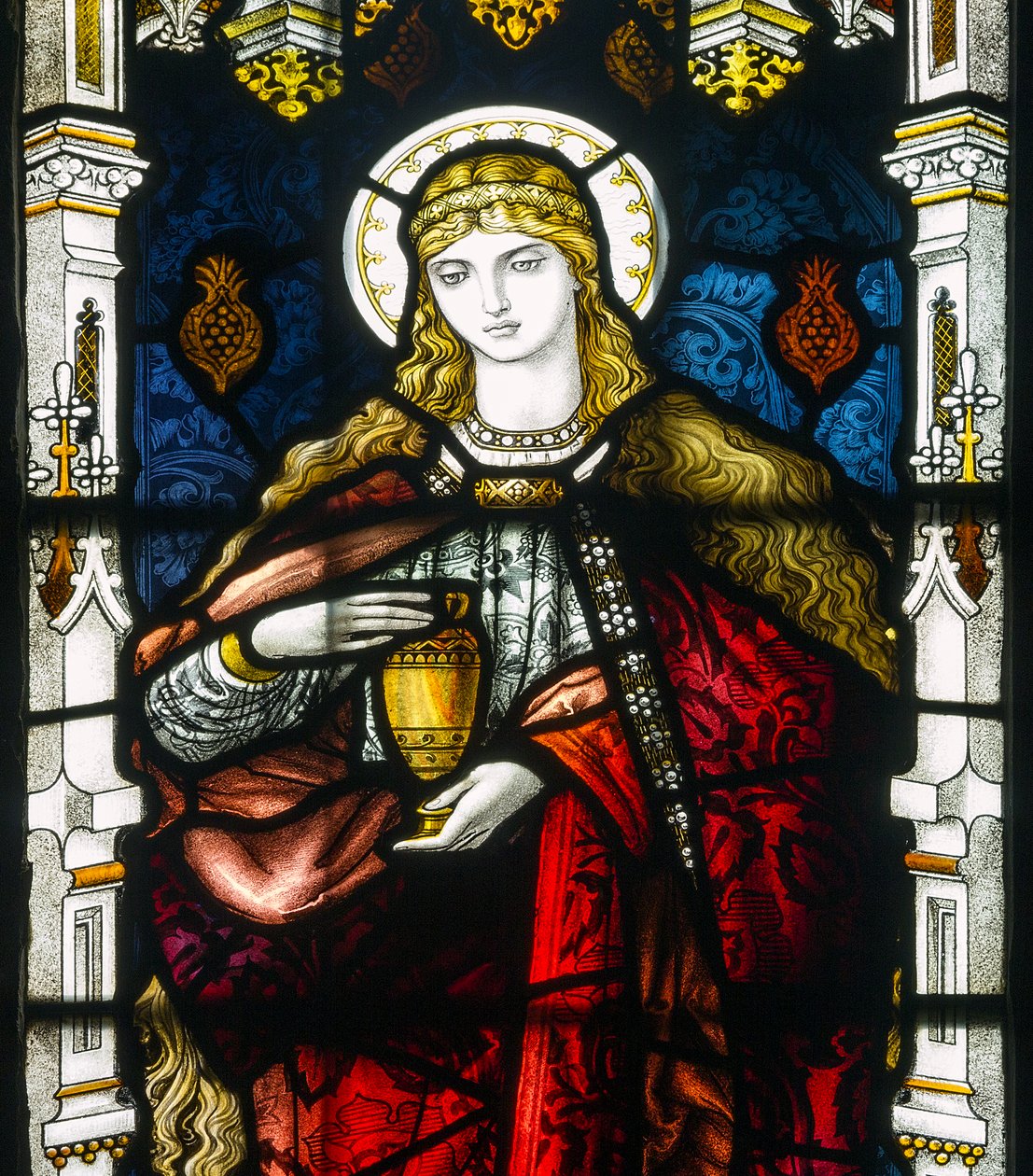 Totnes、St Mary、Foreacre＆Watson c.1872-1915、John William Brown（1842-1928）、Mary、1898 作： ジョン・ウィリアム・ブラウン