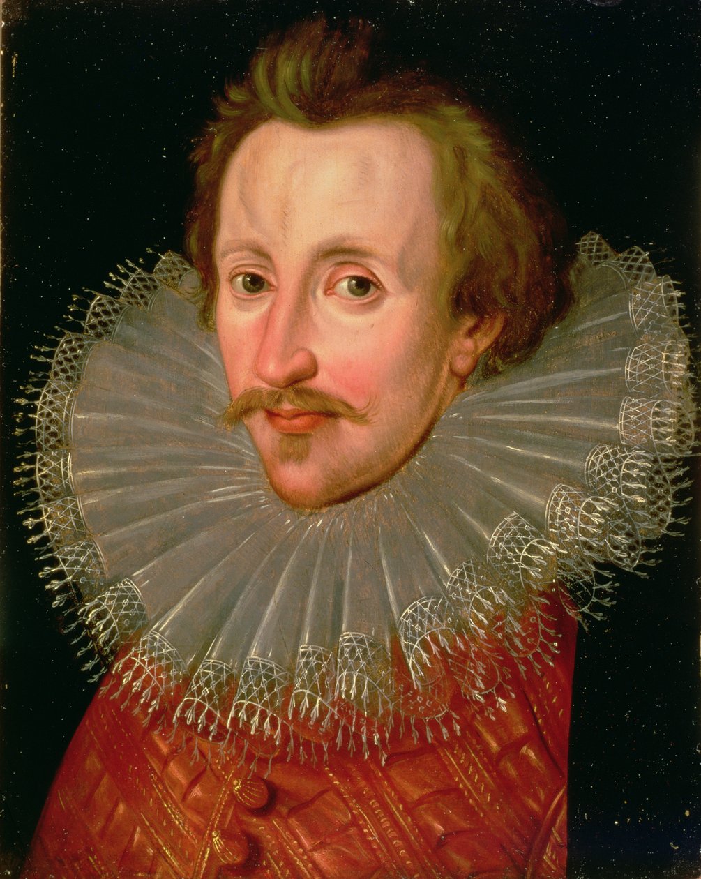 フィリップ・シドニー卿の肖像（1554-86）c.1620 作： ジョン・デ、ヤング・クリッツ