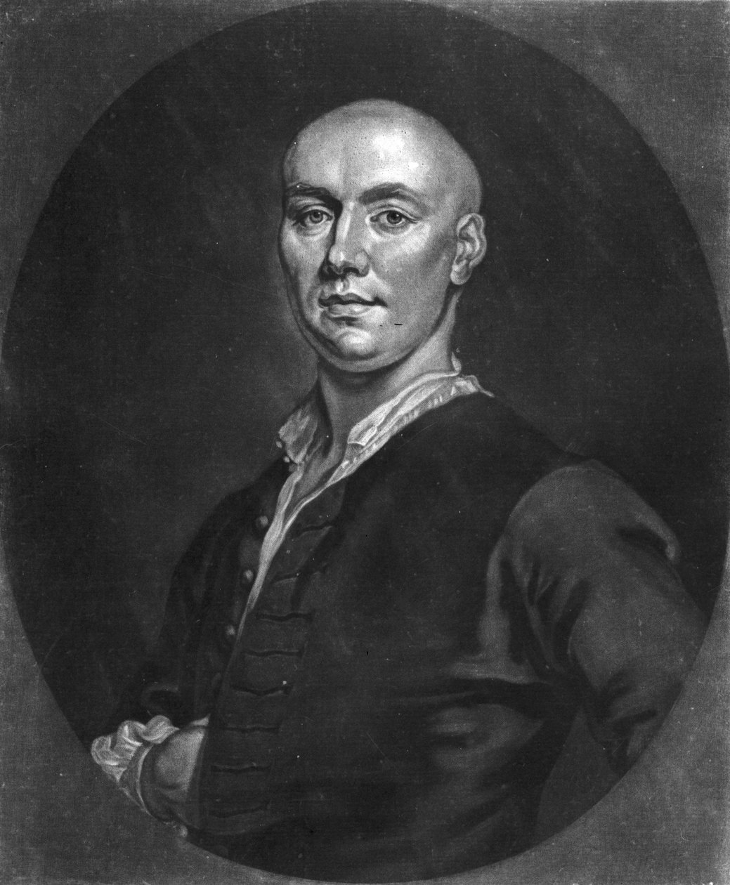 ジョン・ブロートン氏、J・フェイバー・ザ・ヤンガー（1695〜1756年頃）の彫刻。 作： ジョン（後）エリス