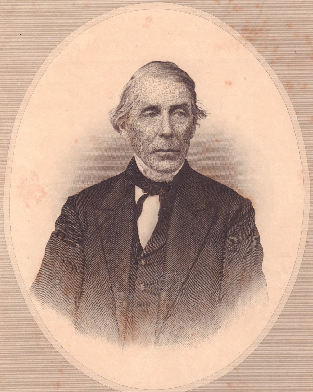 アメリカのメソジスト聖職者ジョン・プライス・ダービン（1800-1876）の肖像、W Wellstoodのエングレーヴィング（Ladies