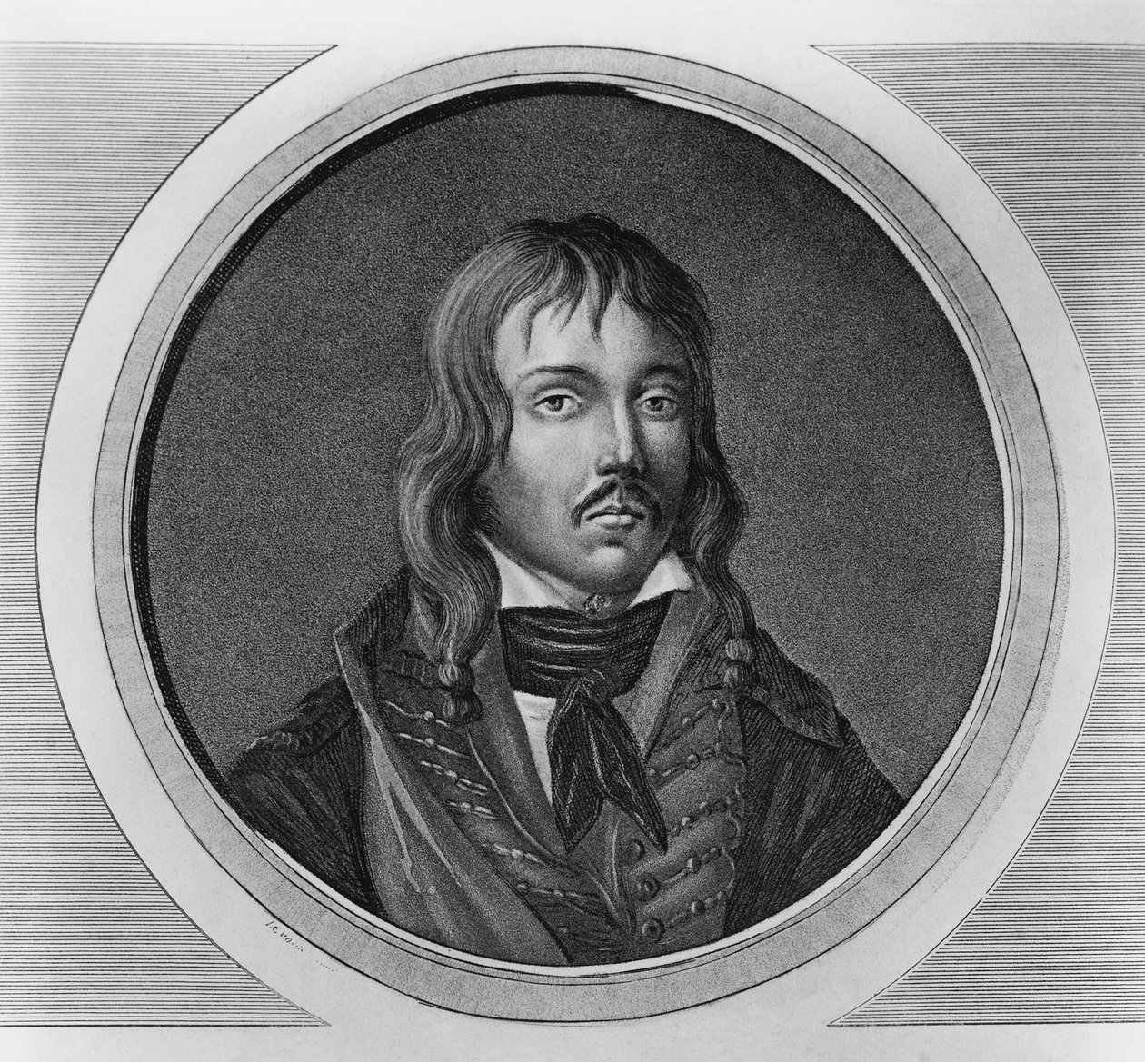 フランソワ・セヴェラン・マルソー＝デスグラヴィエ（1769-1796）の肖像（フランス革命戦争の将軍）、エングレーヴィング 作： ウォルターチャールズミルズ