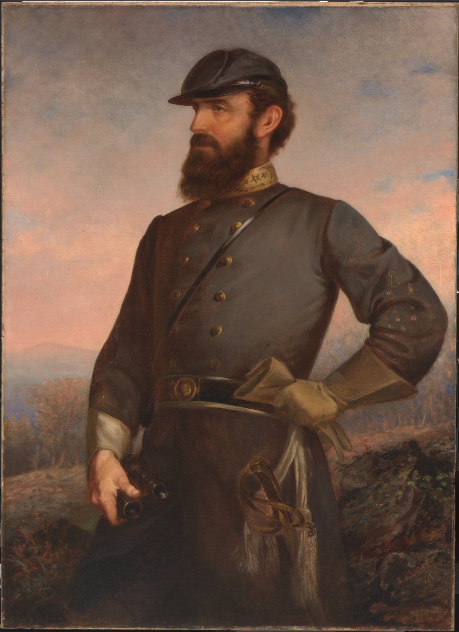 トーマス・ジョナサン・ジャクソン（1824-1863） 作： ジョン・アダムス・エルダー