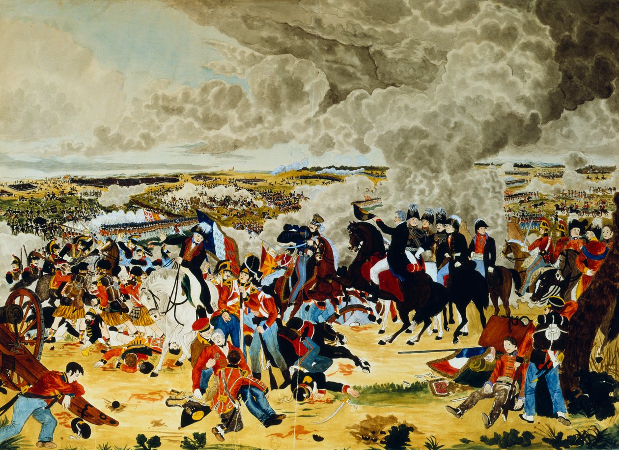 ワーテルローの戦い、1815 年 6 月 18 日、1888 年 作： ジョンアトキンソン2世