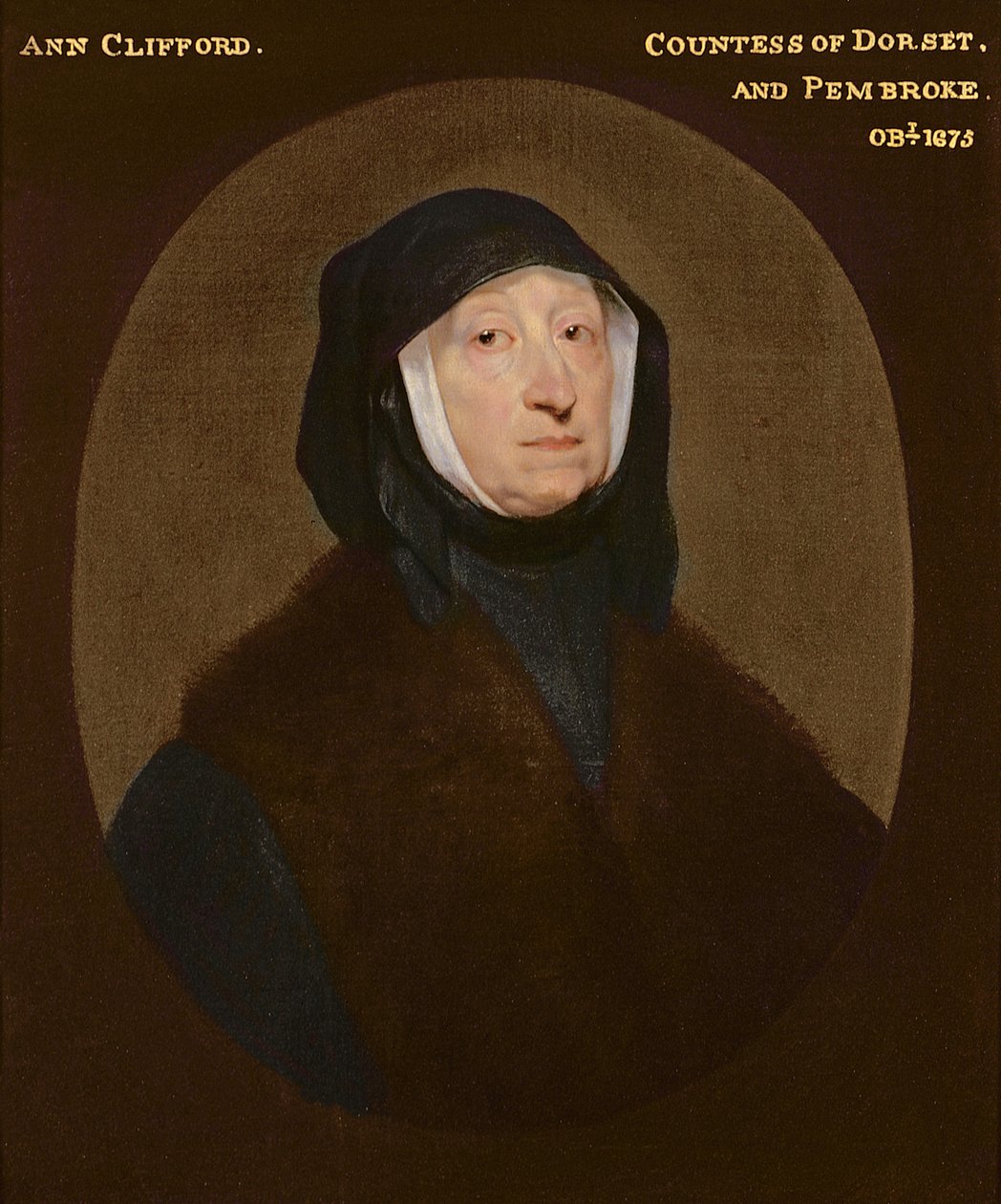ドーセット伯爵夫人とペンブローク伯爵夫人（d.1675） 作： ジョン・ブラッケン