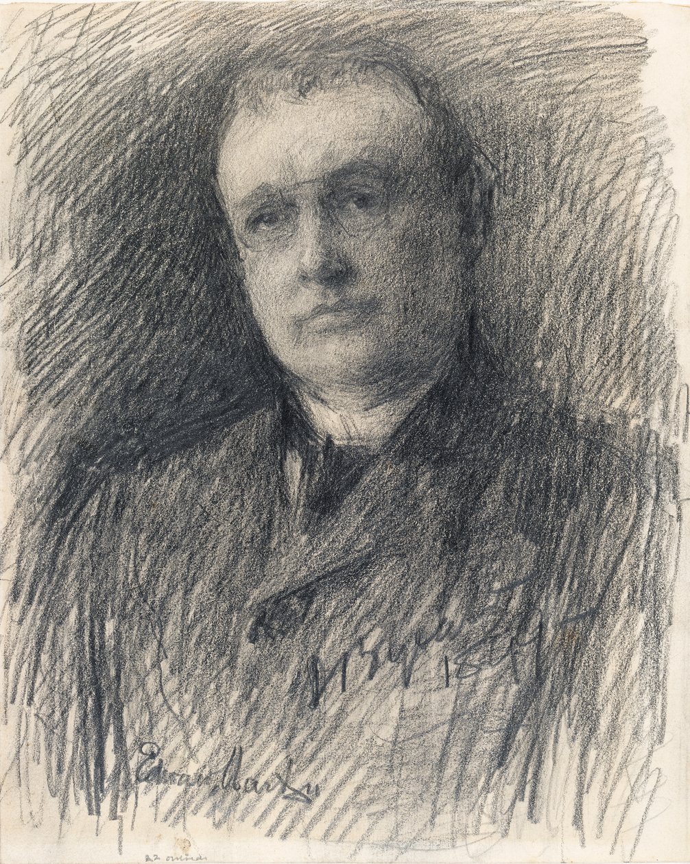 エドワード・マーティン（1859-1923）慈善家、劇作家 作： ジョン・バトラー・イェイツ