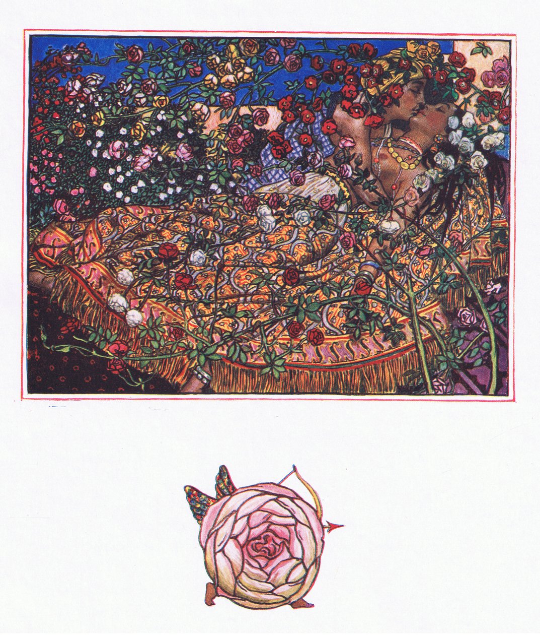 ガルバズの歌、カーマの庭からのイラスト（およびインドからの他の歌詞）、1920 作： ジョン・バイアム・リストン・ショー