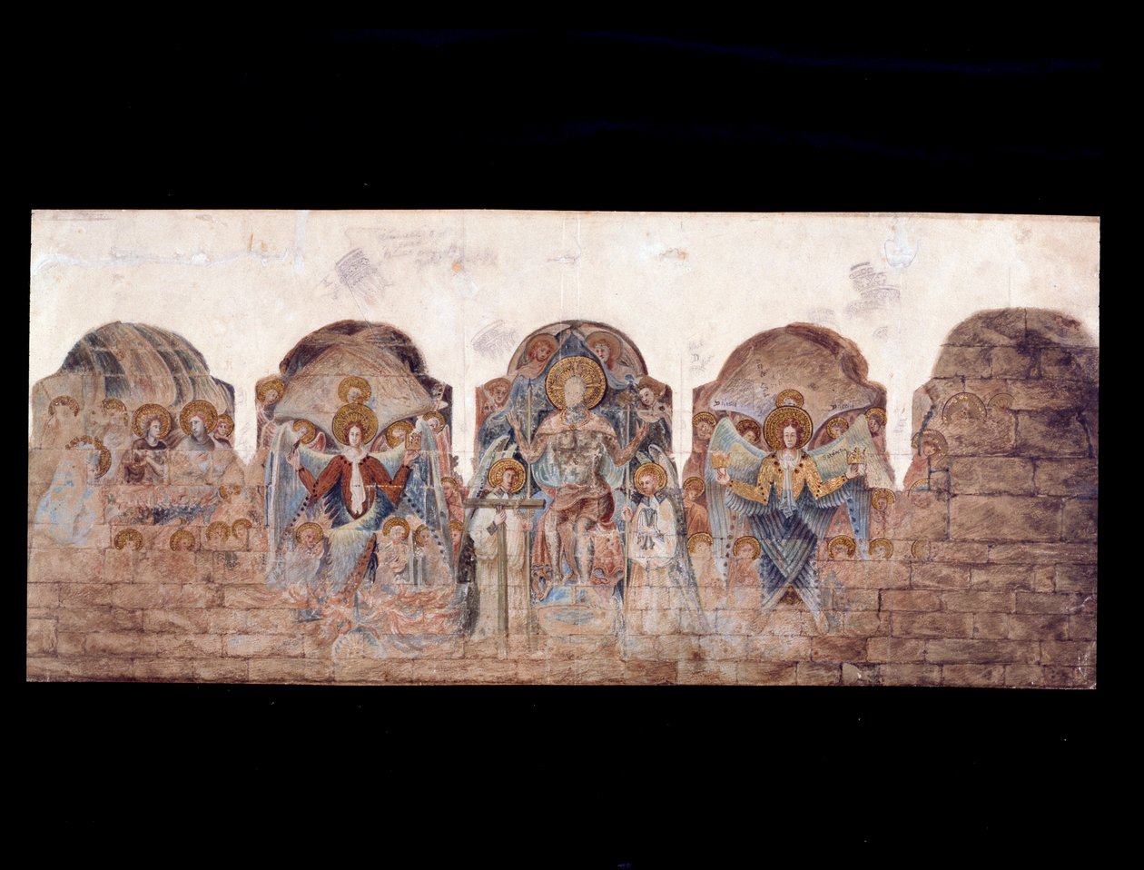 Study of the wall paintings at the Chapter House (watercolor on paper)   1461656   ja       japanese Successfully Translated  Original: D. Kenelmus Digbi Eques, et Astrologus Caroli Regis Magnæ Britaniæ Translat: D. Kenelmus Digbi Eques, et Astrologus Caro 作： ジョン・カーター