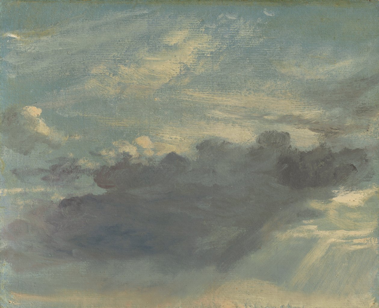 雲の研究、c.1821-22 作： ジョン・コンスタブル
